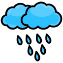 cloud, nature, rain, weather svg vector icon