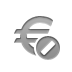 currency,sign,euro,cancel icon