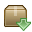 package,down,descend,download,fall,decrease,descending,pack icon