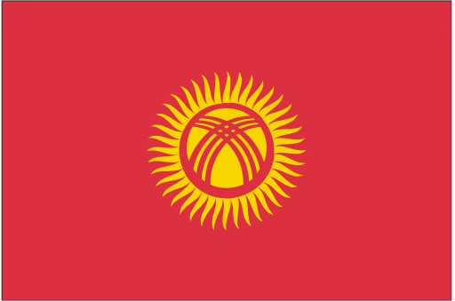 Kyrgyzstan svg vector icon
