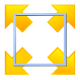 close, expand, maximize, minimize icon