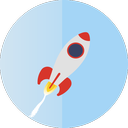 rocket, startup icon