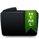 folder, html icon