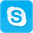 skype, social, social media, speak, square, talk icon