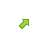 arrow, green, mini, right, top icon