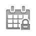calendar,month,lock icon