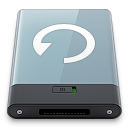 backup, graphite, w icon