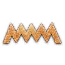 wave,embossed icon