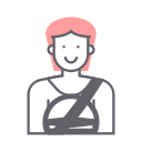 avatar, driving, female, woman svg vector icon