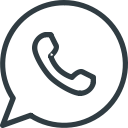 logo, media, social, whatsapp svg vector icon