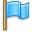 flag,blue icon