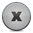 button, close, grey icon