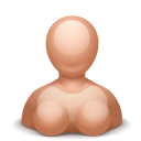 dummy, female icon