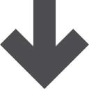 arrow, down svg vector icon