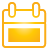 basic, calendar, yellow icon