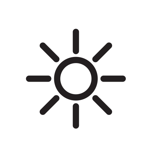 Sun svg vector icon