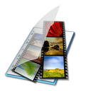 m,video,bleu icon