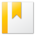 bookmark,yellow icon