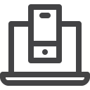 laptop, phone, responsive, seo, website svg vector icon