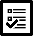 check, reminder, to do svg vector icon