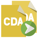 file,format,cda,right icon