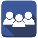 facebook, facebook group, group svg vector icon