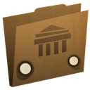 512, chevelot, folder, library, yellow icon