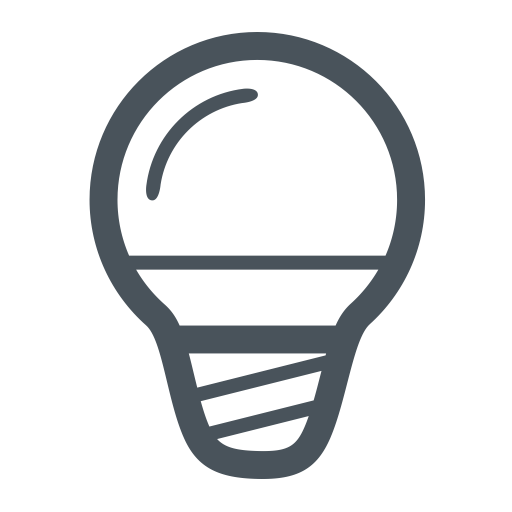 Bulb svg vector icon
