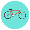 bicycle, bike, cycling, sport svg vector icon
