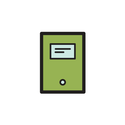 Lying Flat Book svg vector icon