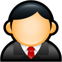 user,executive,red,account,profile,people,human icon