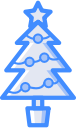 christmas, tree, xmas svg vector icon
