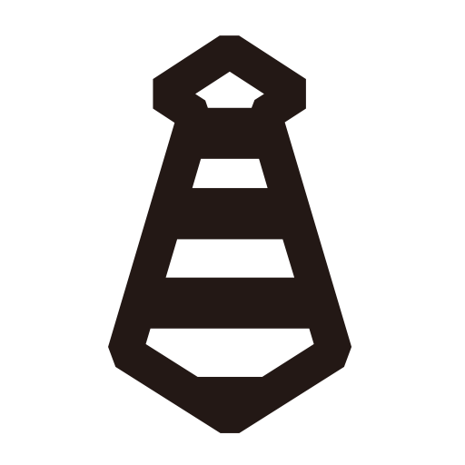 Necktie svg vector icon