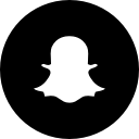 app, b/w, logo, media, popular, snapchat, social svg vector icon