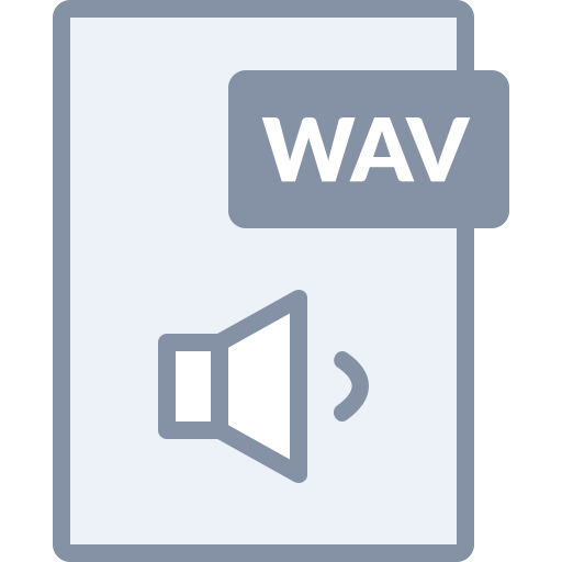 Wav svg vector icon