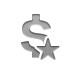 currency,sign,dollar,star icon