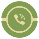 media, social, viber, vintage svg vector icon