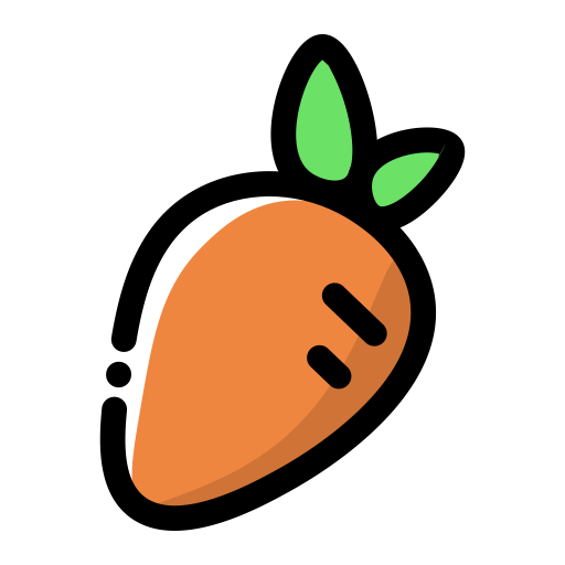Carrot svg vector icon