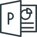 brand, brands, logo, logos, powerpoint svg vector icon