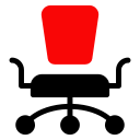 armchair, chair, doctor, furniture svg vector icon