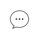 message, note, notification, pinterest svg vector icon