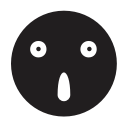 emoji, emotion, mouth, open, smiley svg vector icon