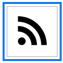 logo, media, rss, social svg vector icon