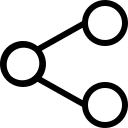 connection, document, file, media, network, share, social svg vector icon