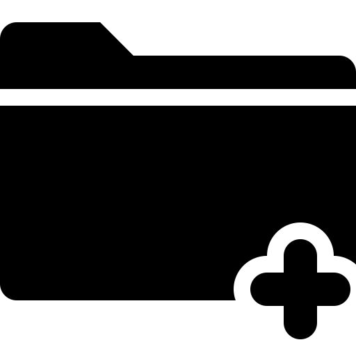 Folder Add svg vector icon