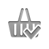 shopping,basket,checkmark icon
