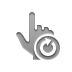 hand,point,reload icon