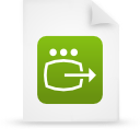 file,document,paper,green icon