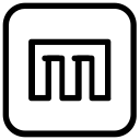 media, mixx, network, social svg vector icon