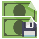 bill,diskette icon